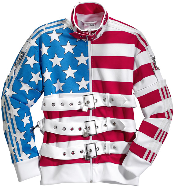 adidas american flag jacket